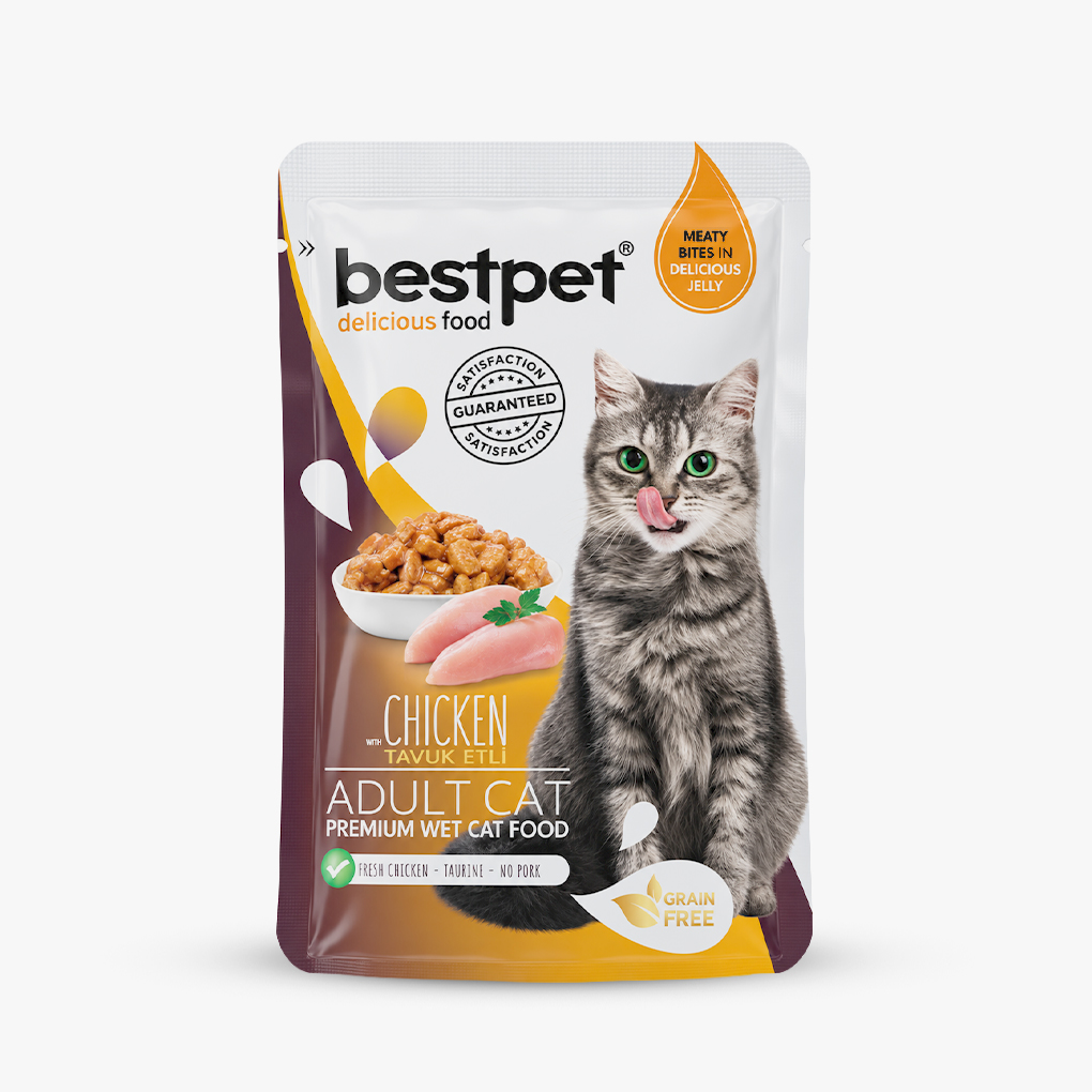 Bestpet Adult Cat Chicken Wet Food (85g)