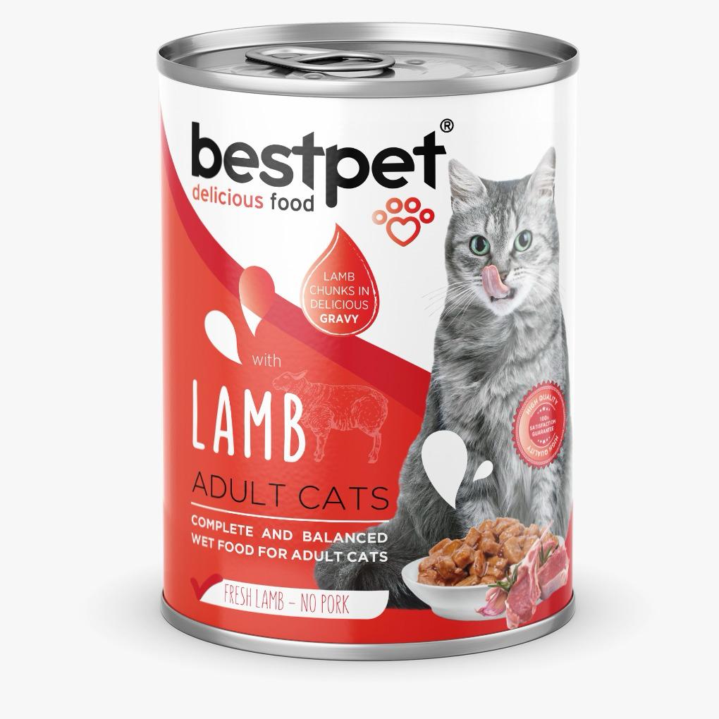 Bestpet Adult Cats Lamb Wet Food (400g)