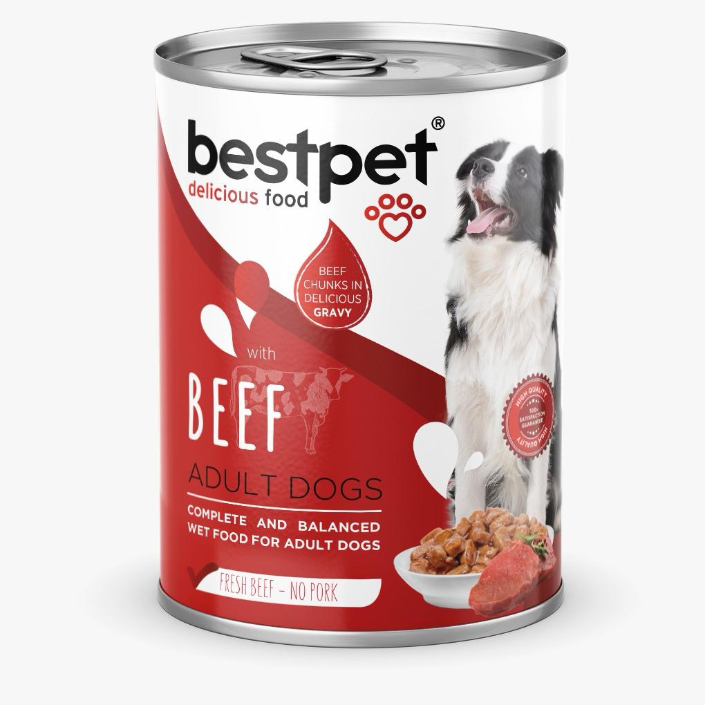 Bestpet Adult Dogs Beef Wet Food (400g)