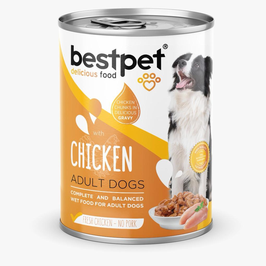 Bestpet Adult Dogs Chicken Wet Food (400g)