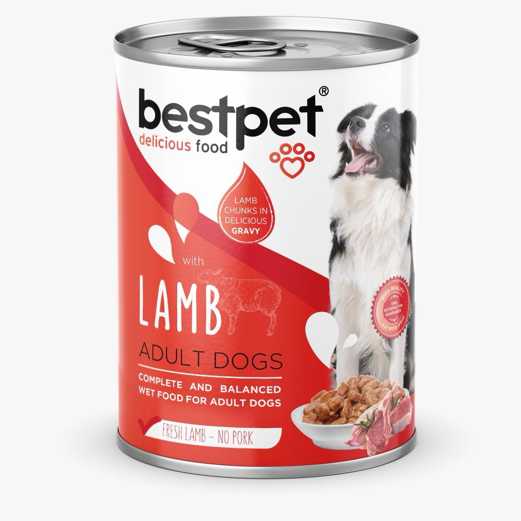 Bestpet Adult Dogs Lamb Wet Food (400g)