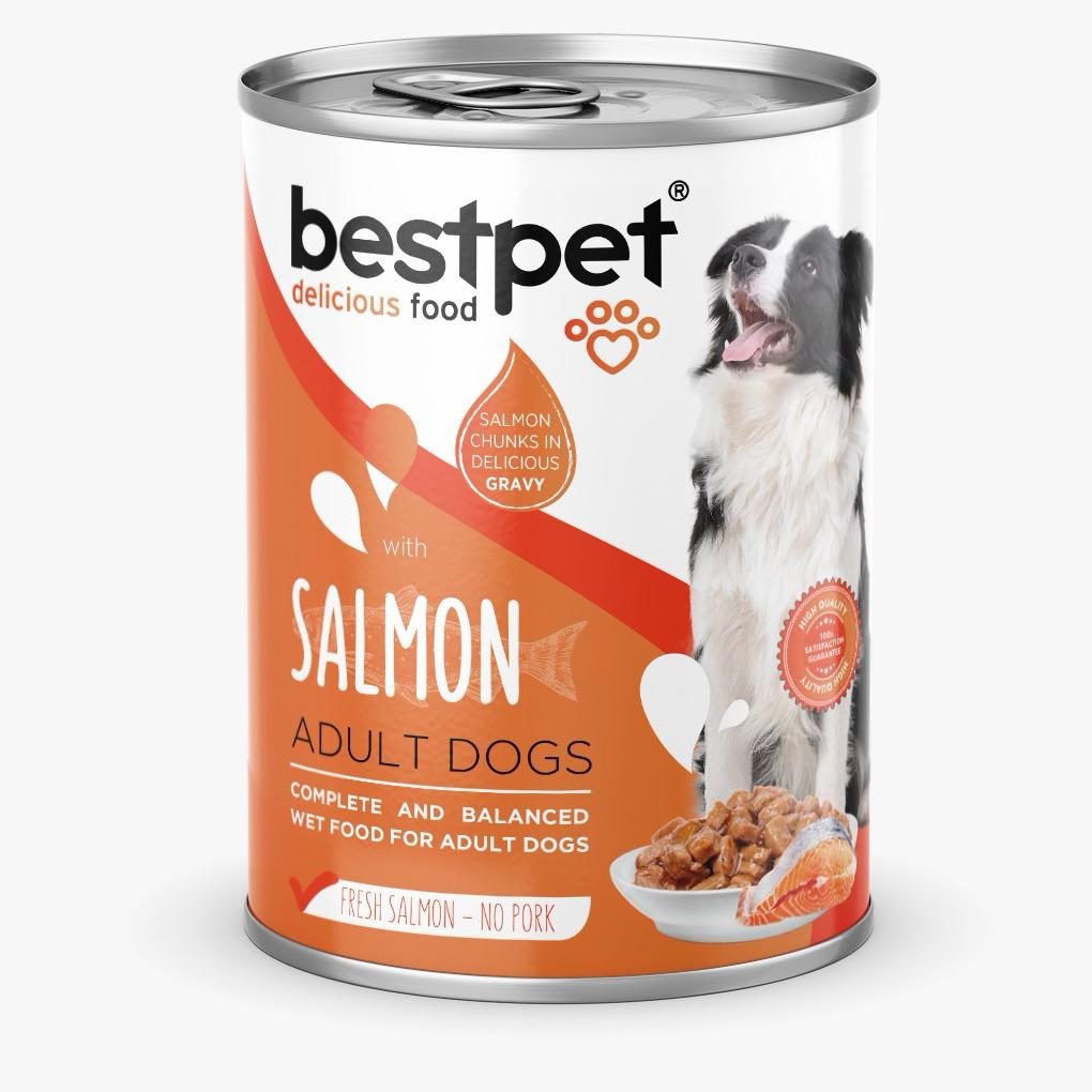 Bestpet Adult Dogs Salmon Wet Food (400g)